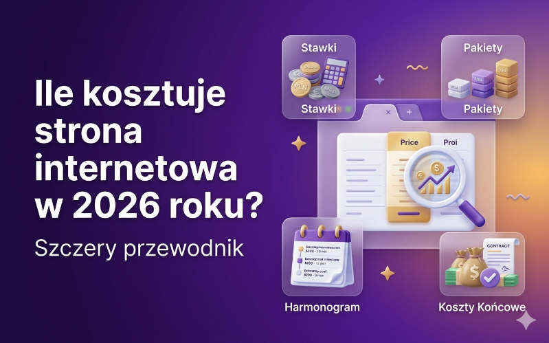 Ile kosztuje strona internetowa w 2026 roku? Szczery przewodnik